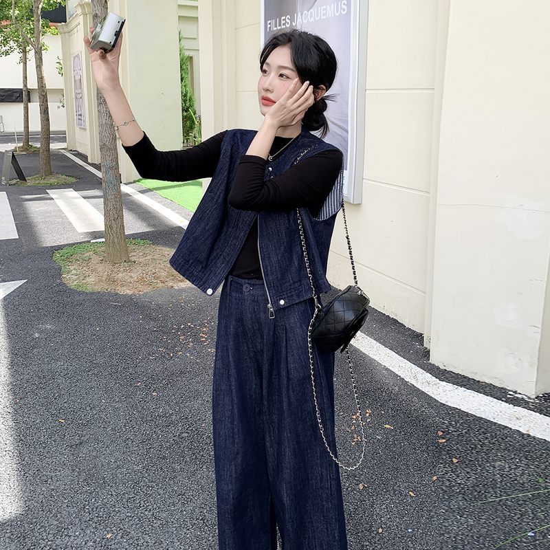 2025秋冬款牛仔套装2602-P175-K248,女装套装/套裙,2D013