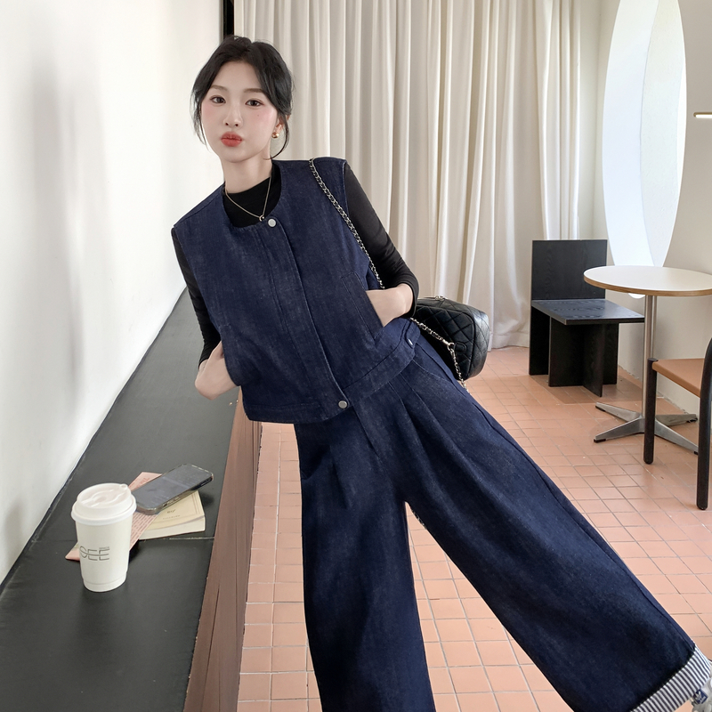 2025秋冬款牛仔套装2602-P175-K248,女装套装/套裙,2D013