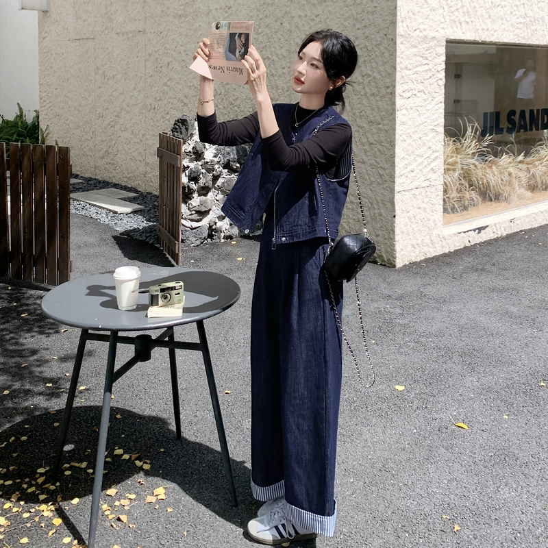 2025秋冬款牛仔套装2602-P175-K248,女装套装/套裙,2D013