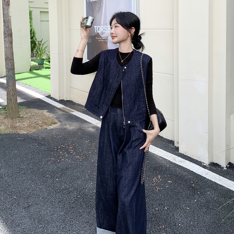 2025秋冬款牛仔套装2602-P175-K248,女装套装/套裙,2D013