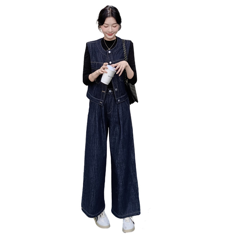 秋冬款牛仔套装2603-P175-K248,女装套装/套裙,2D013