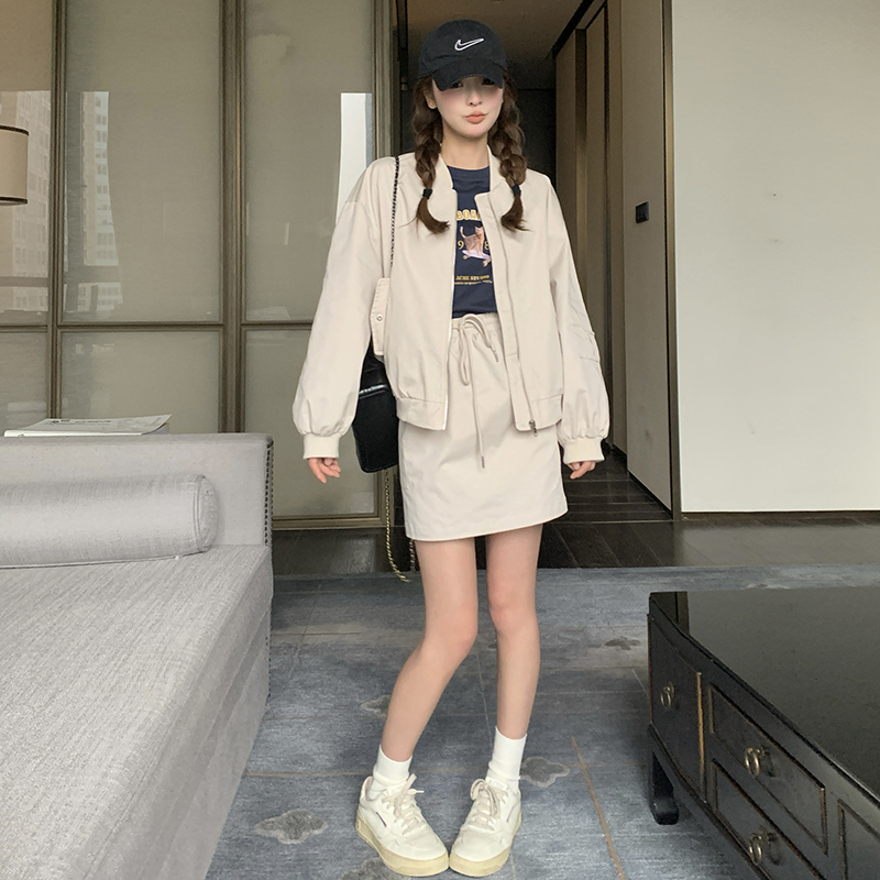 现货2026年秋季棒球服裙套装2c016-7066-P125-K188,女装套装/套裙,2C016