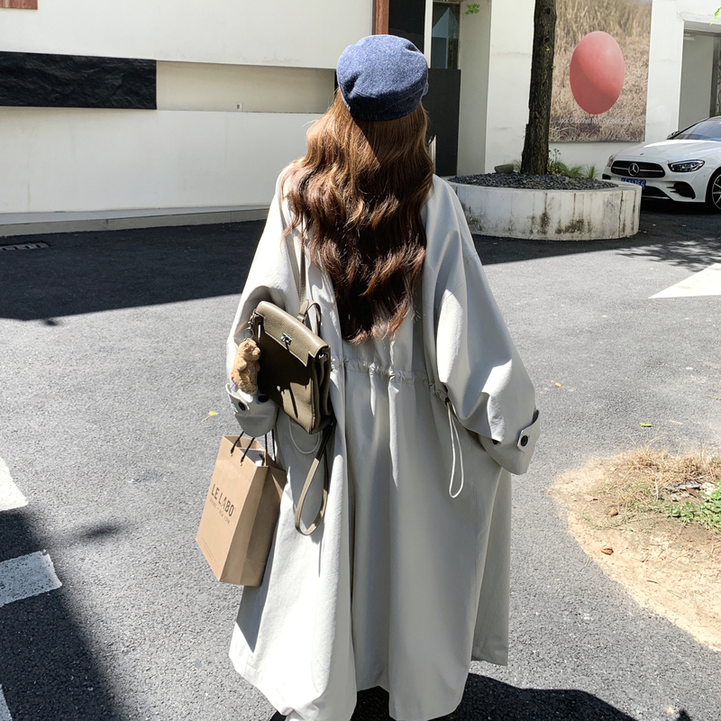已25秋季【新品】韩版宽松休闲风衣5520-P205-K299,风衣,2C305