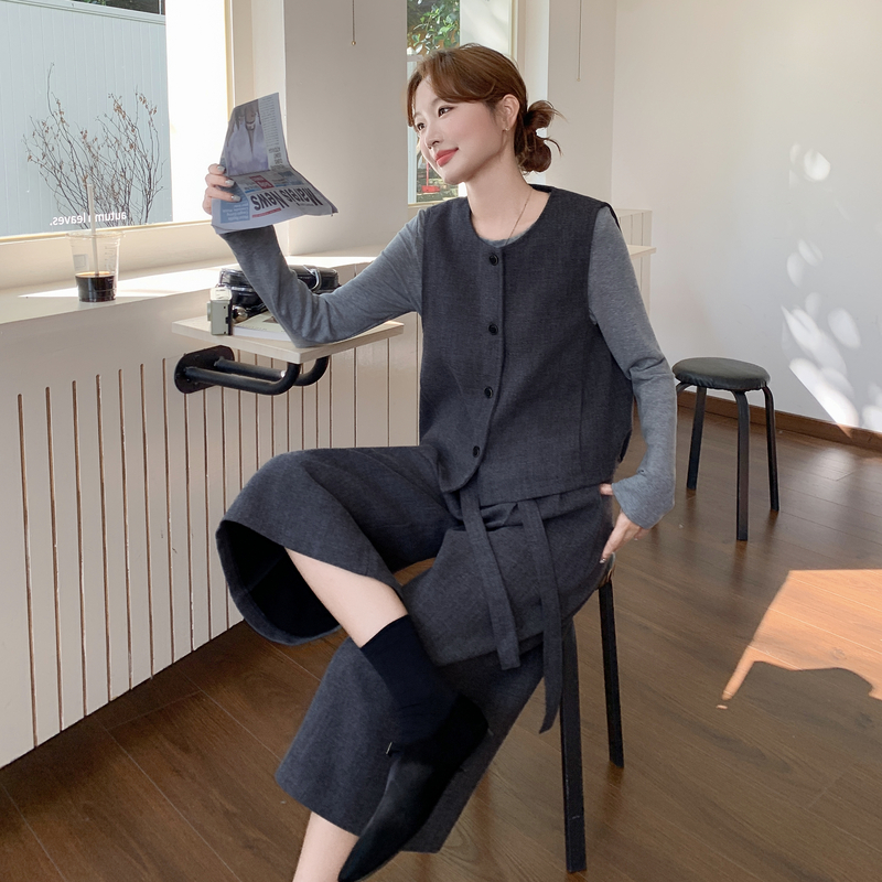新款主推羊毛呢三件套2620-P185-K268,女装套装/套裙,2C129