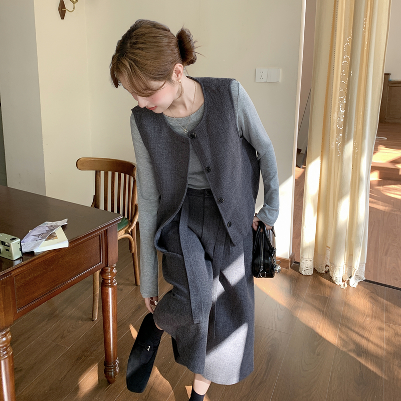 新款主推羊毛呢三件套2620-P185-K268,女装套装/套裙,2C129