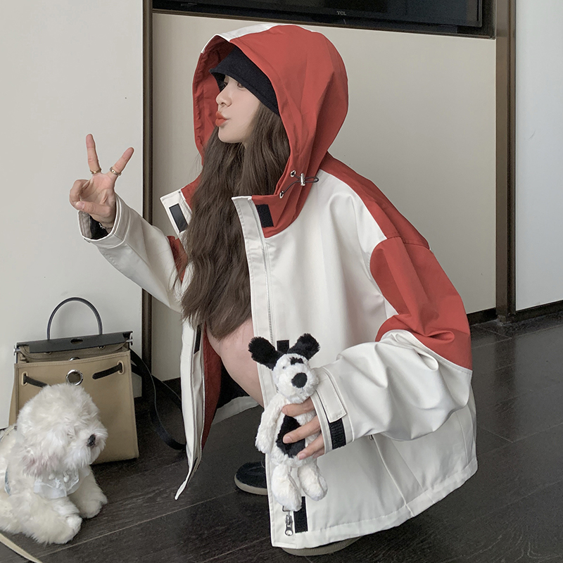 #2026秋季短款风衣棒球服工装外套#2C133-908-P155-K218图片