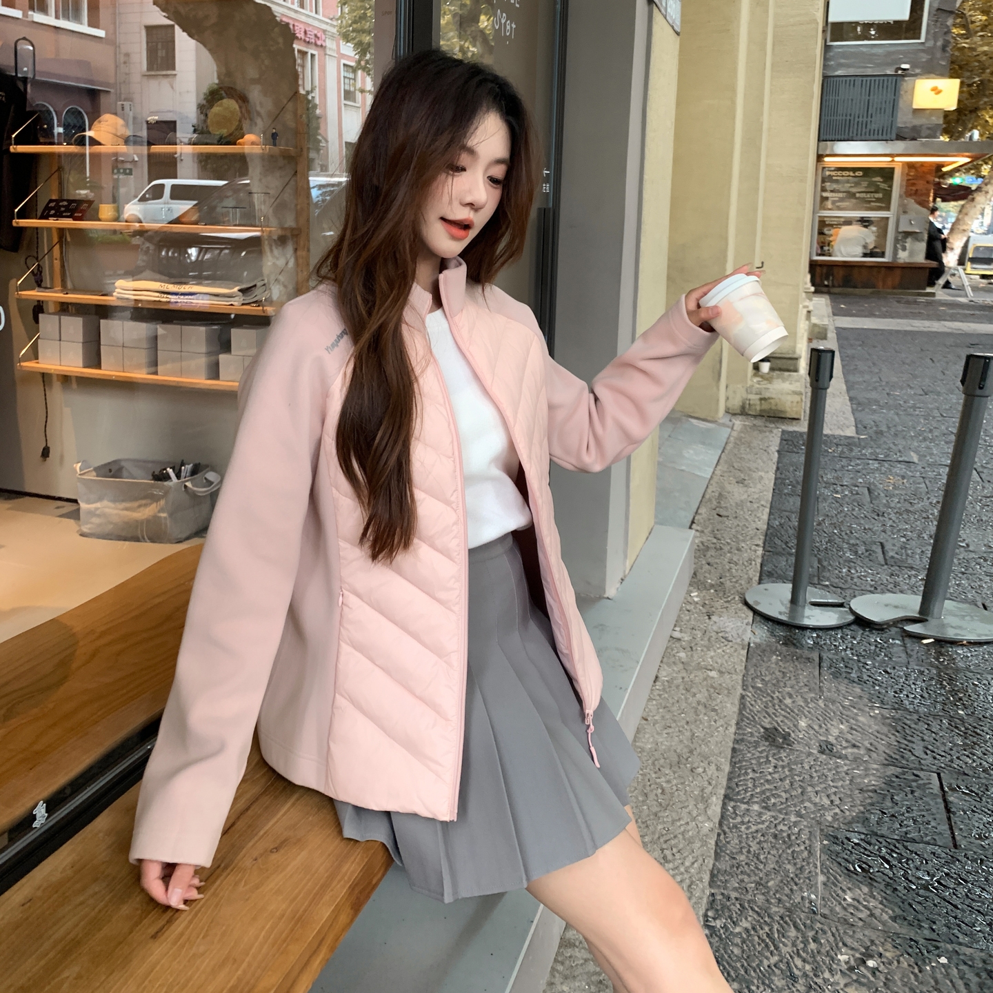 甜美粉色保暖羽绒服女冬季2025新款巨好看90绒外套流行独特高级感图片