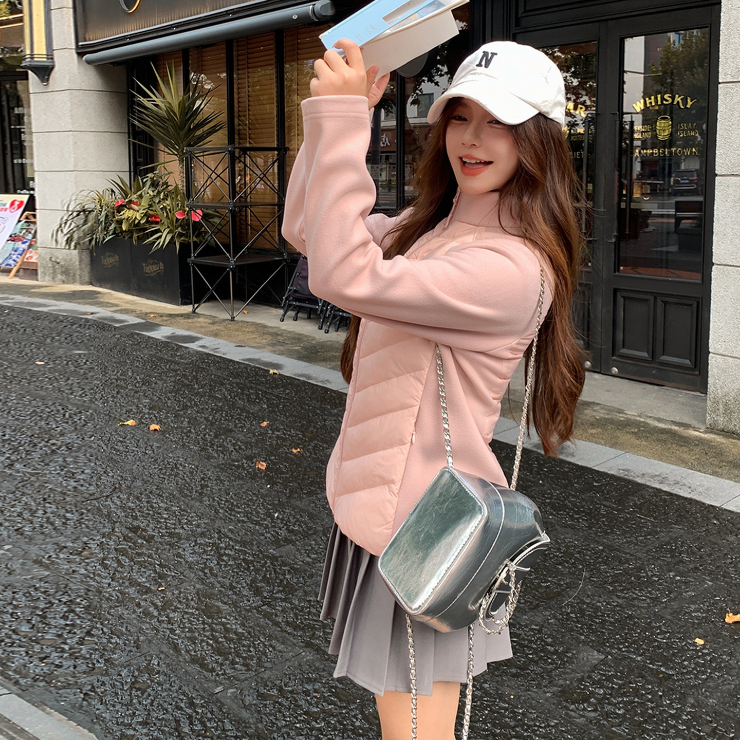 甜美粉色保暖羽绒服女冬季2025新款巨好看90绒外套流行独特高级感图片