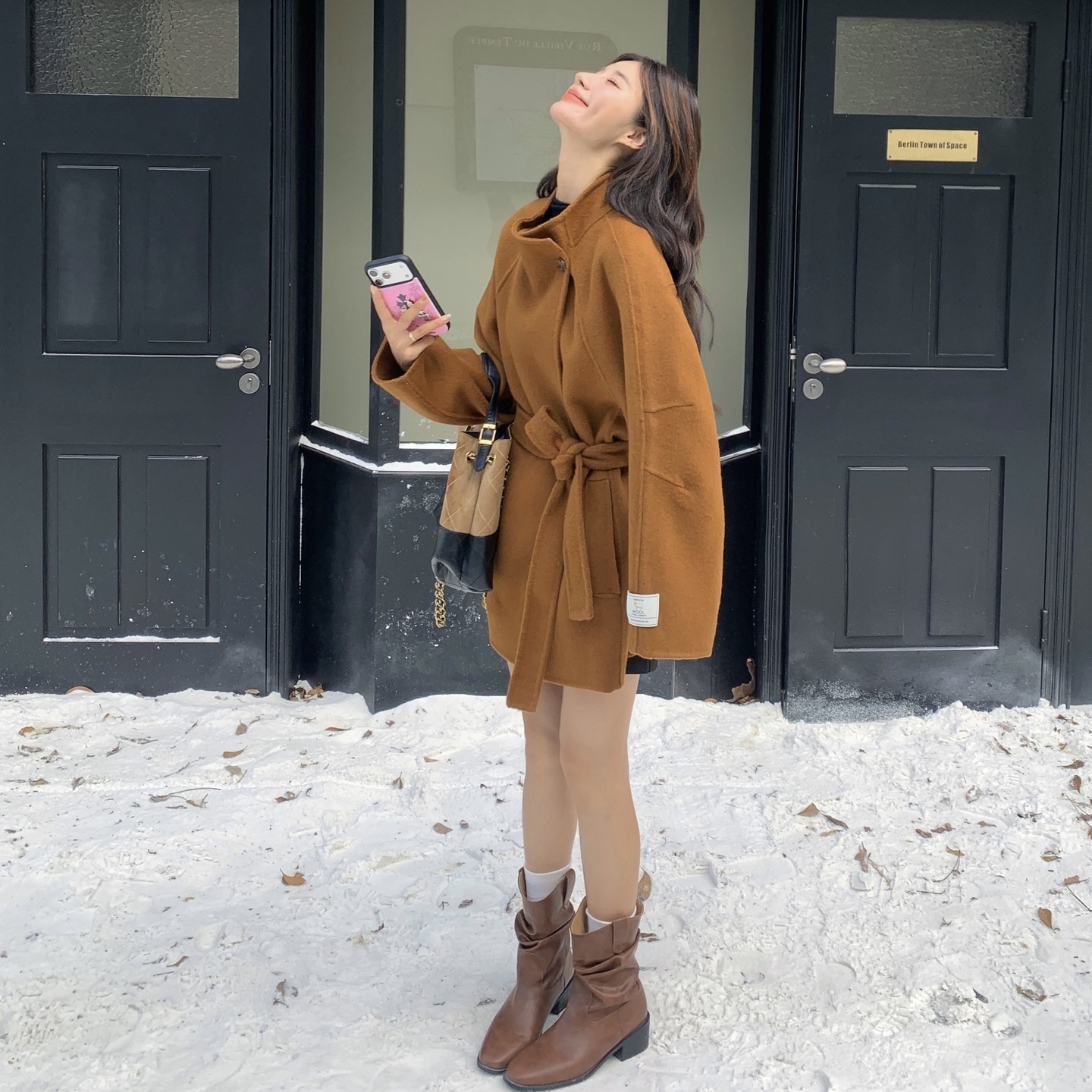 2026冬季双面羊绒大衣中长款RF2C290-6883#-P295-K435,女装羊绒大衣,2C290
